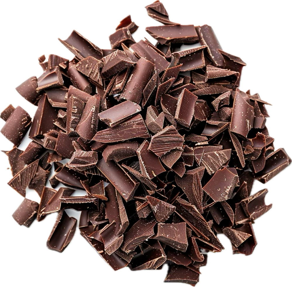 AI generated Assorted Chocolate Shavings and Pieces png 41166728 PNG
