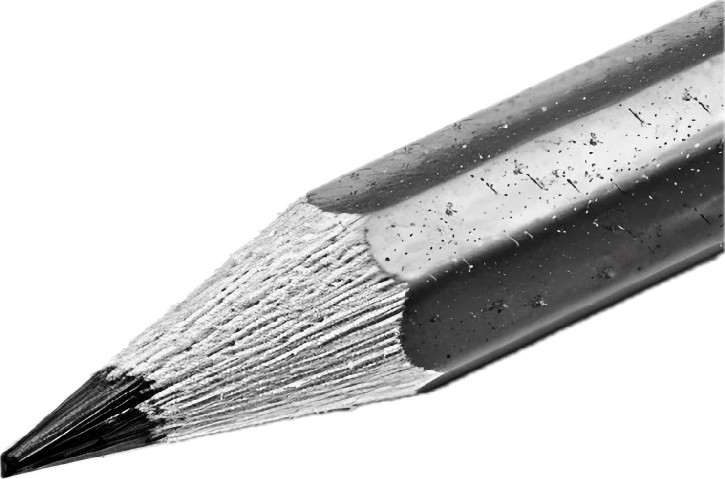 AI generated Black and White Sharpened Pencils Close-Up png