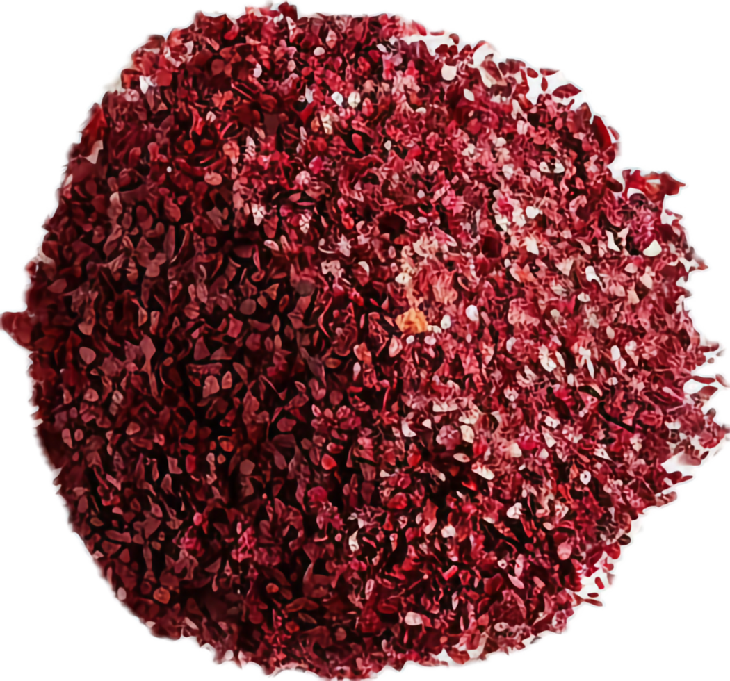 AI generated Heap of Crushed Red Pepper Flakes png