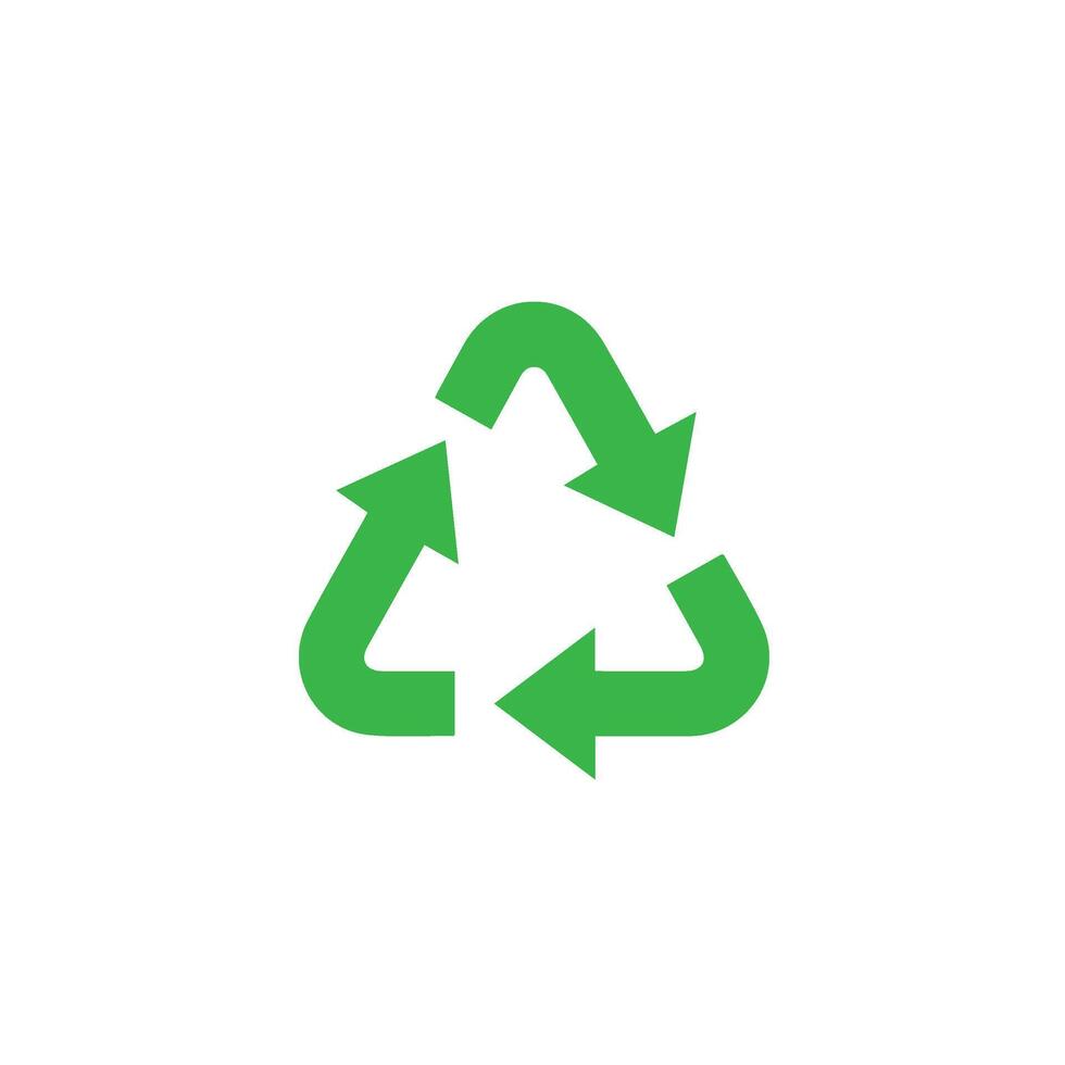 icono de vector de reciclaje