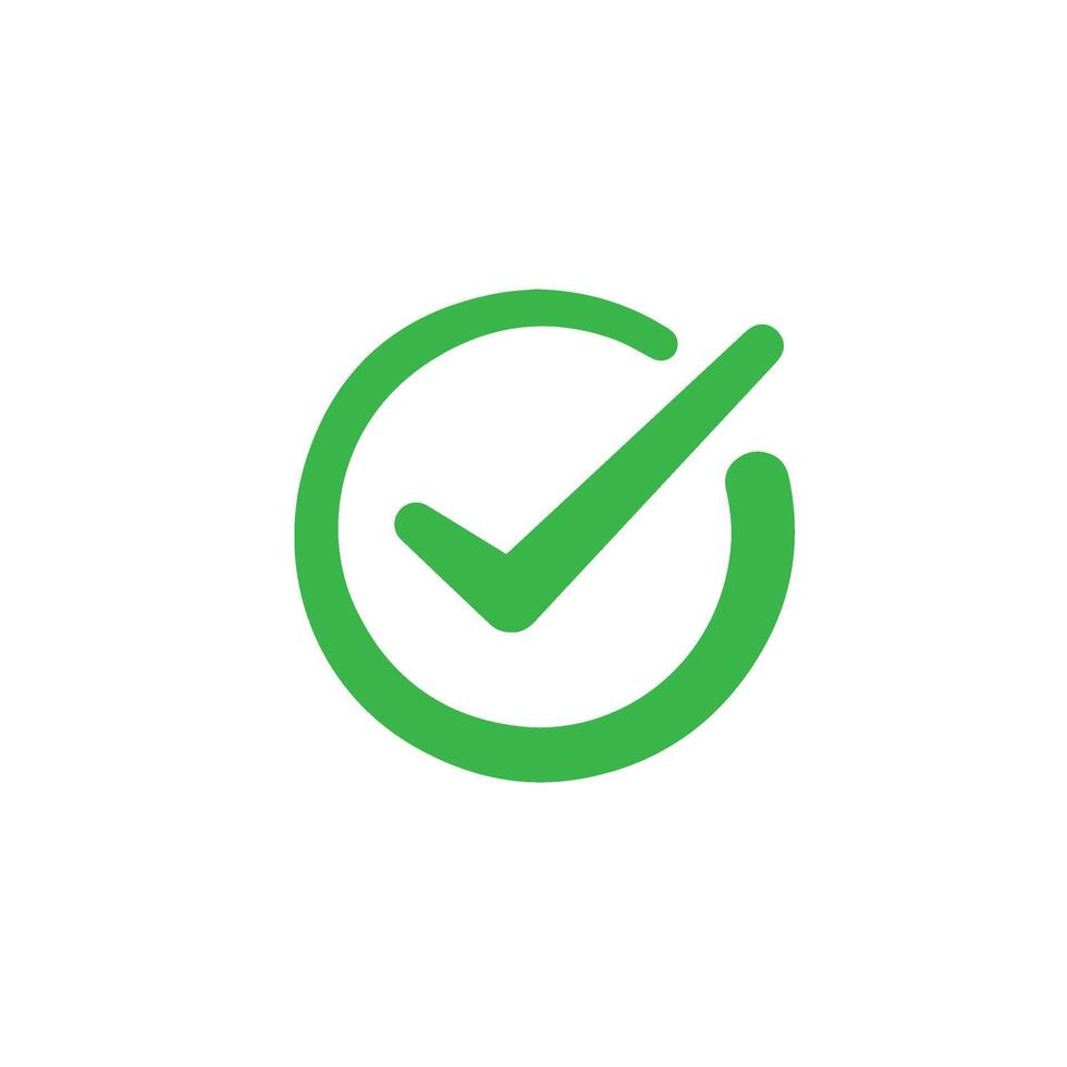 check mark icon vector