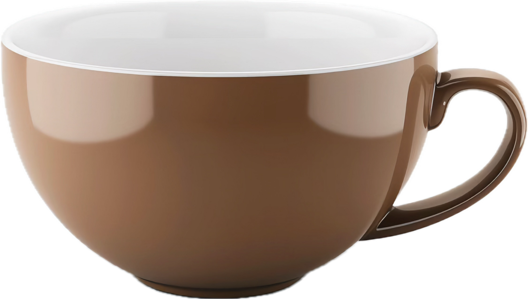 AI generated Realistic Brown Coffee Cup png