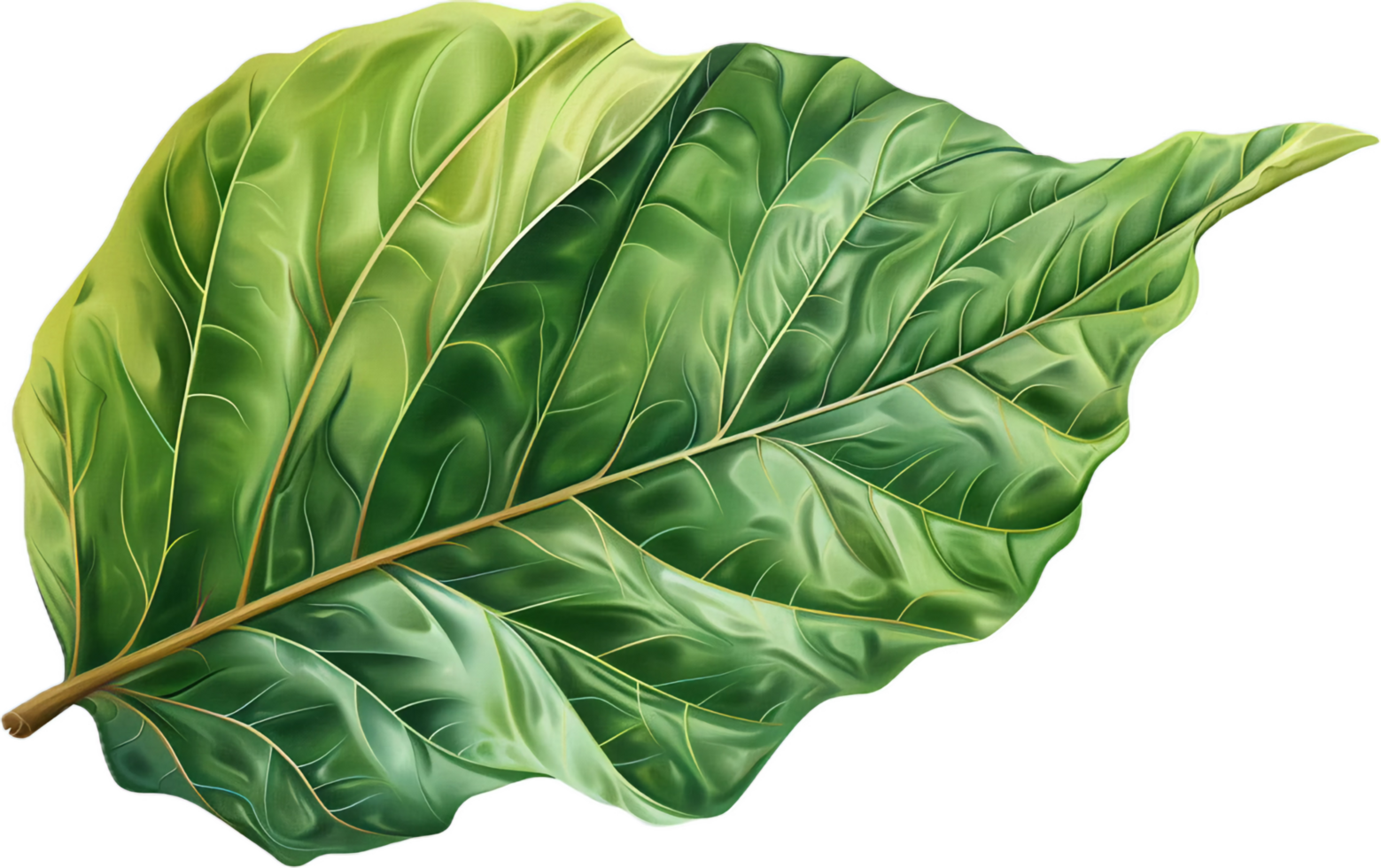 AI generated Lush Green Tropical Foliage png