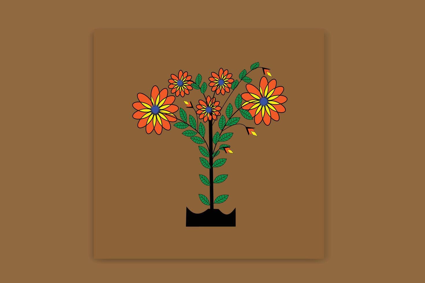 FLOWER ART DESIGN vector