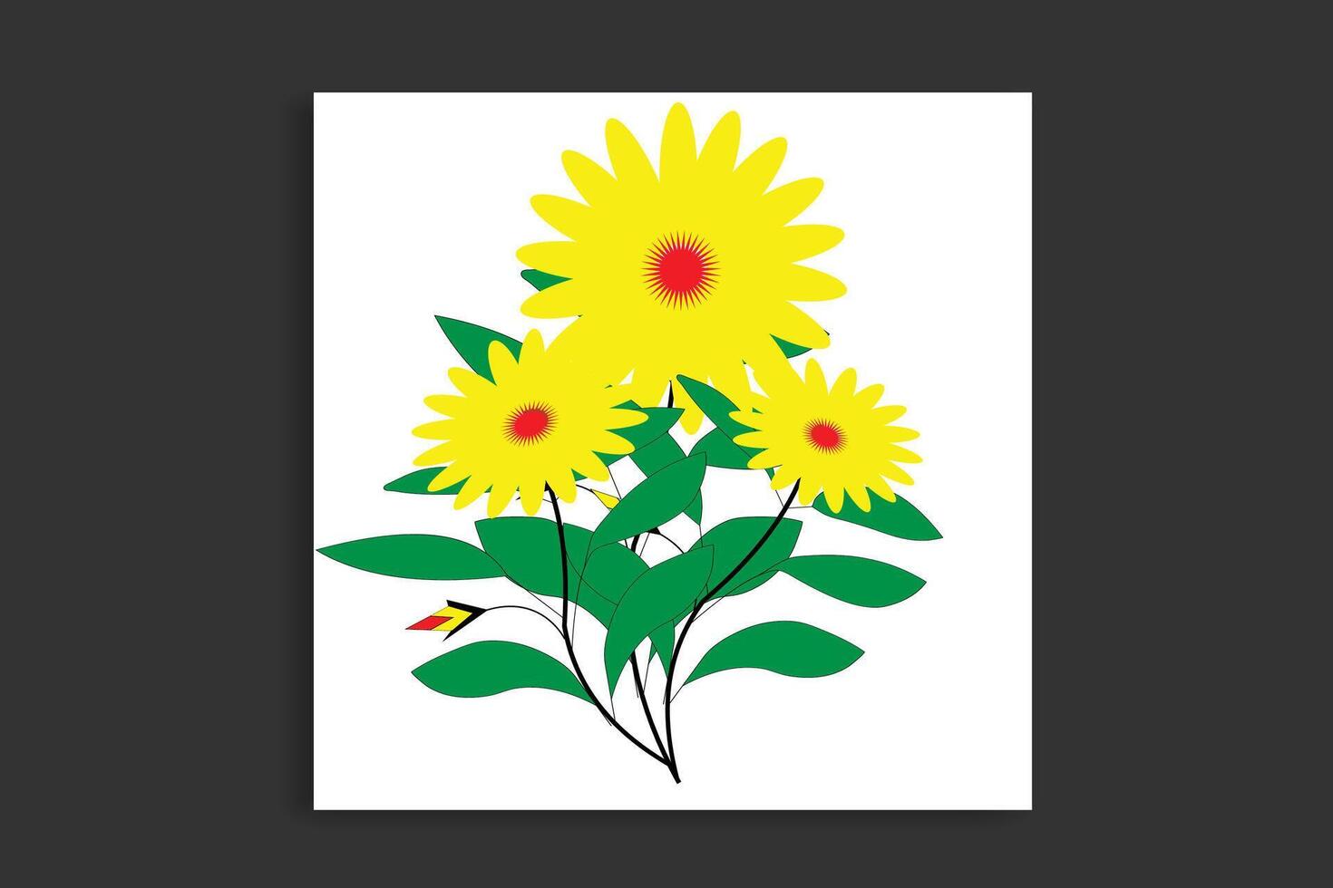 FLOWER ART DESIGN vector