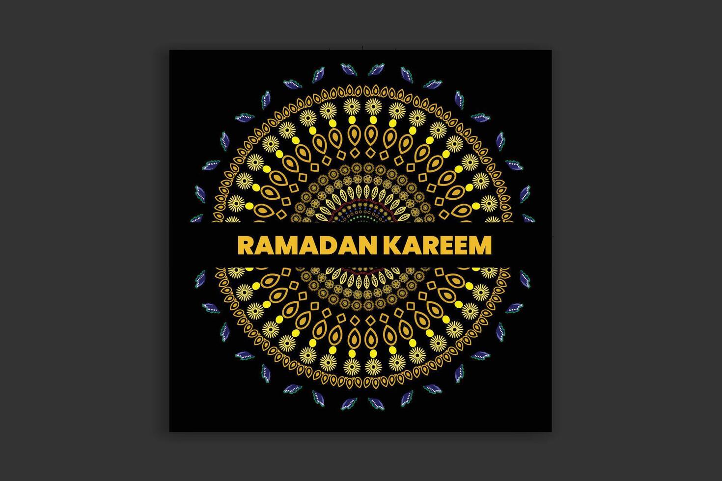 RAMADAN FOOD SOCIAL MEDIA POST vector