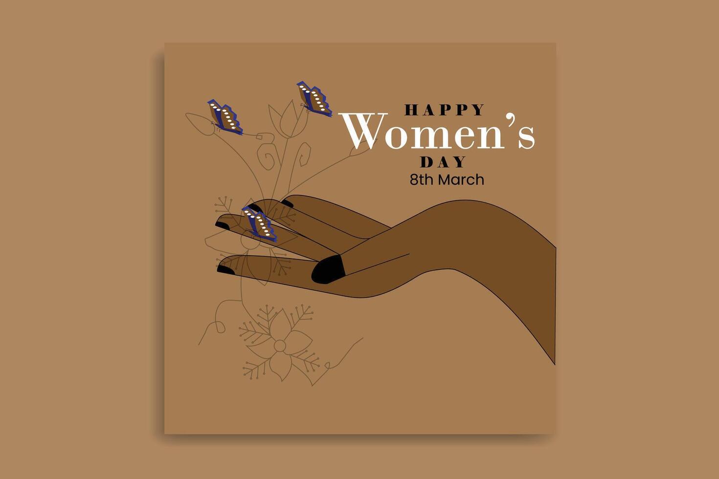 WOMEN'S DAY SOCIAL MEDIA POST ,BANNER DESIGN vector