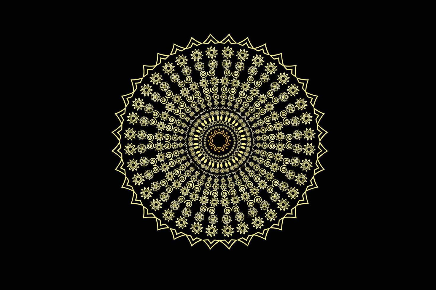 diseño de arte mandala vector