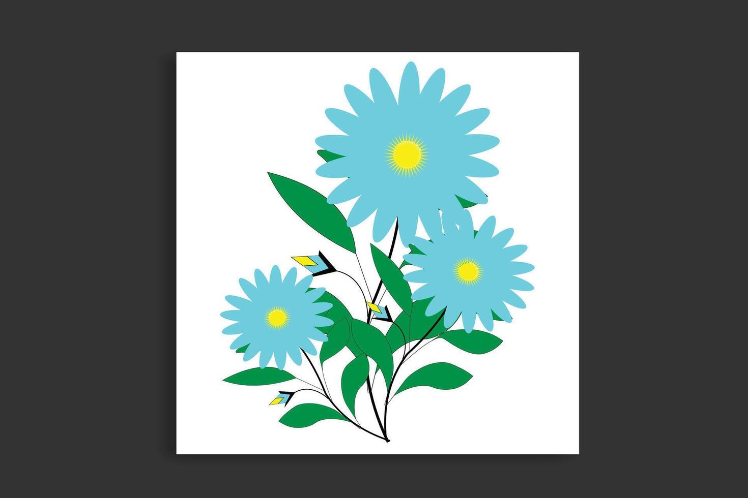 FLOWER ART DESIGN vector