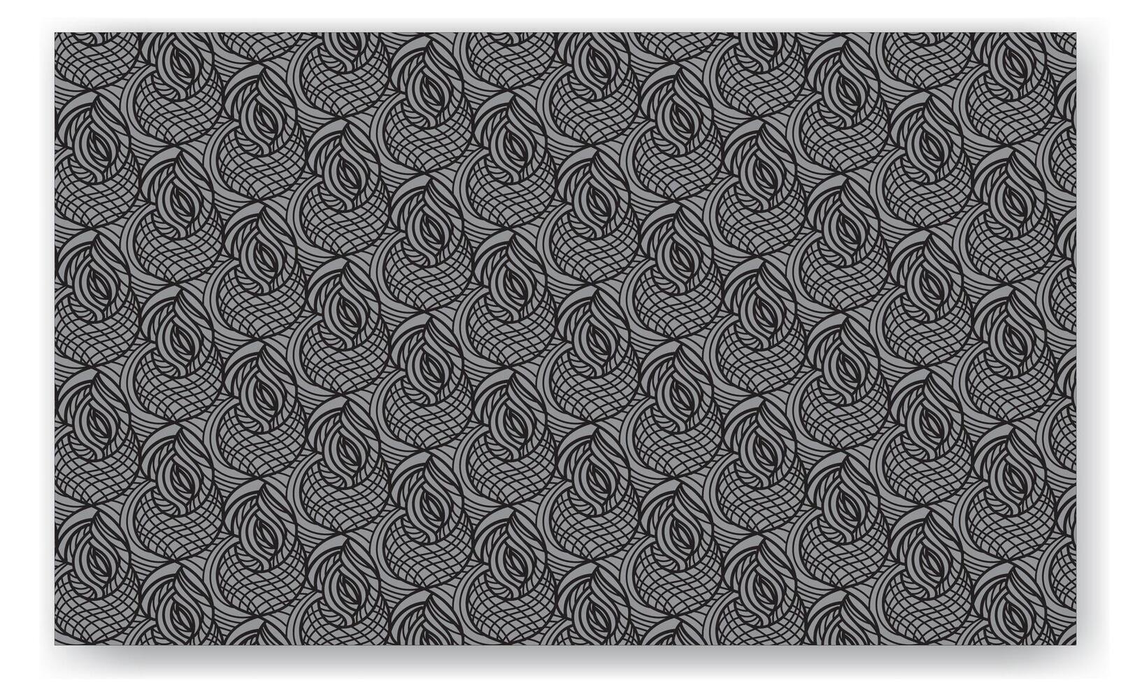 pattern. Black and white background. Vector illustration.