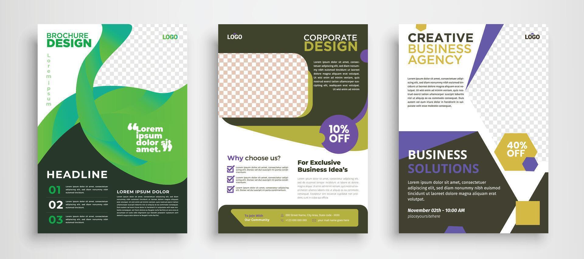 Template vector design for Brochure, Annual Report, Magazine, Poster, Corporate Presentation, Portfolio, Flyer