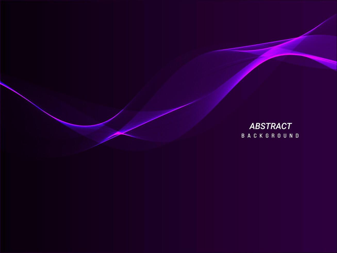 Abstract stylish smooth dynamic wave background vector