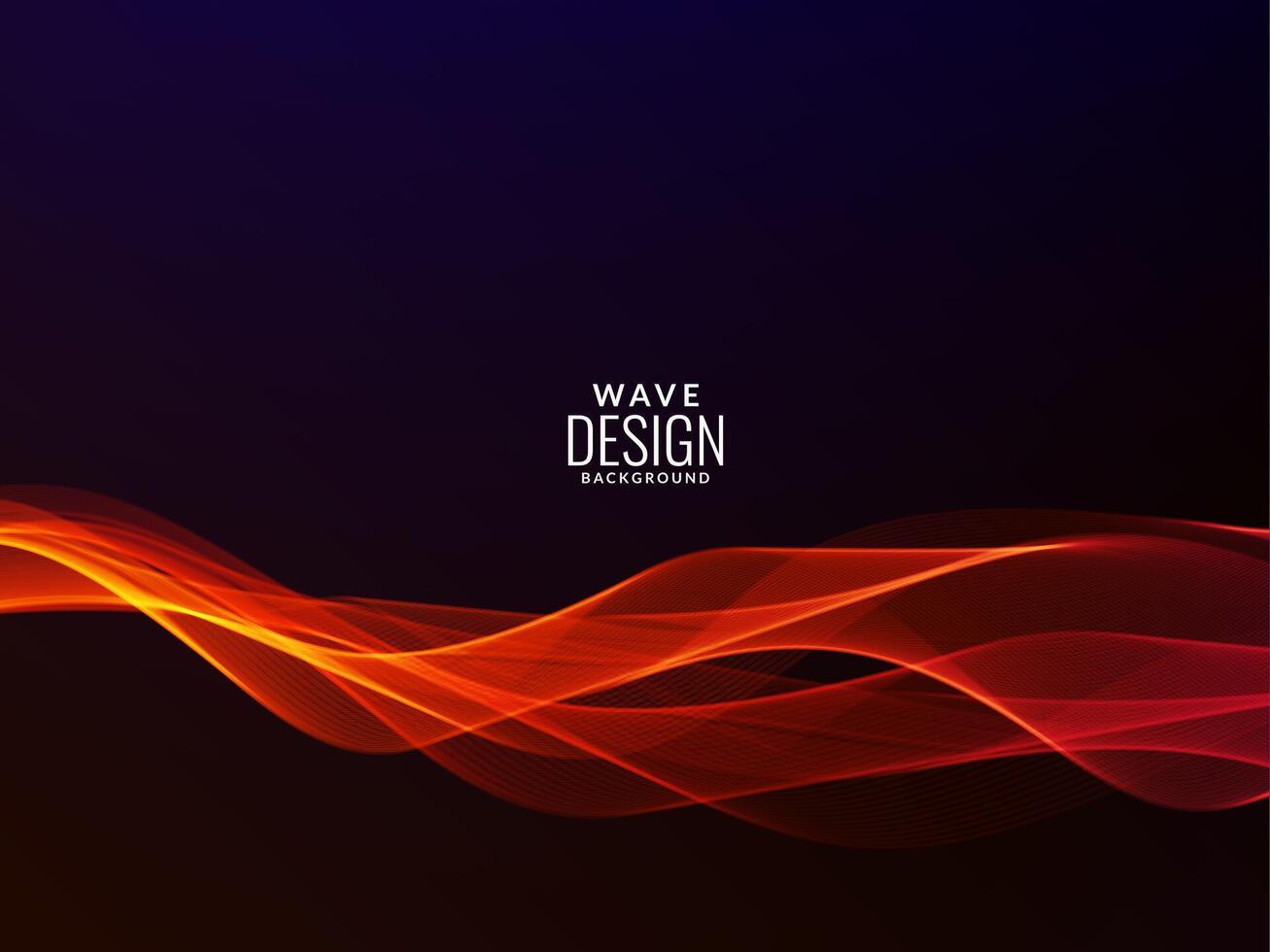 Abstract elegant modern color wave decorative design background vector