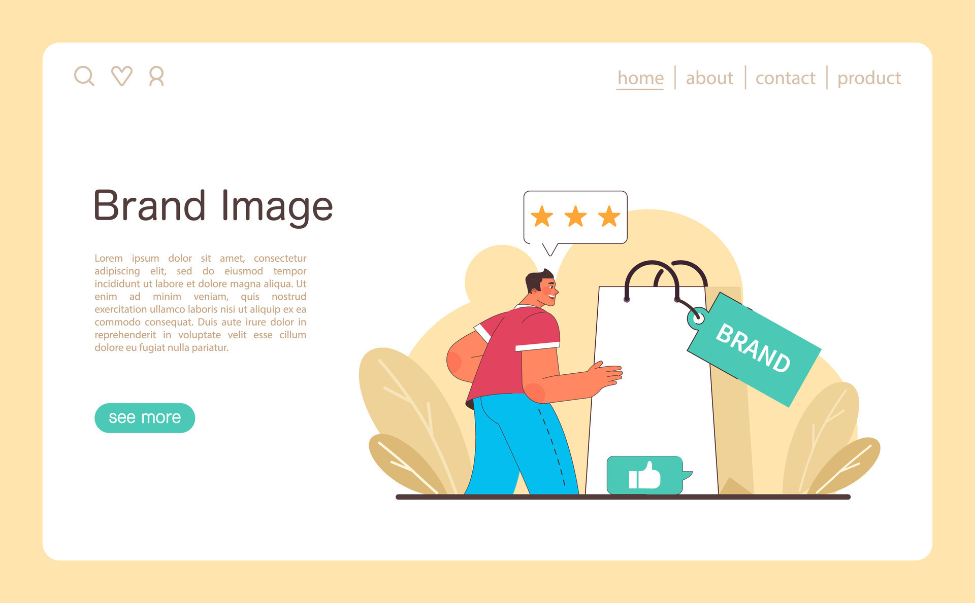 Brand Image Concept Flat Vector Illustration 41168723 Vector Art At Brand Image Concept Flat Vector Illustration 41168723 Vector Art At