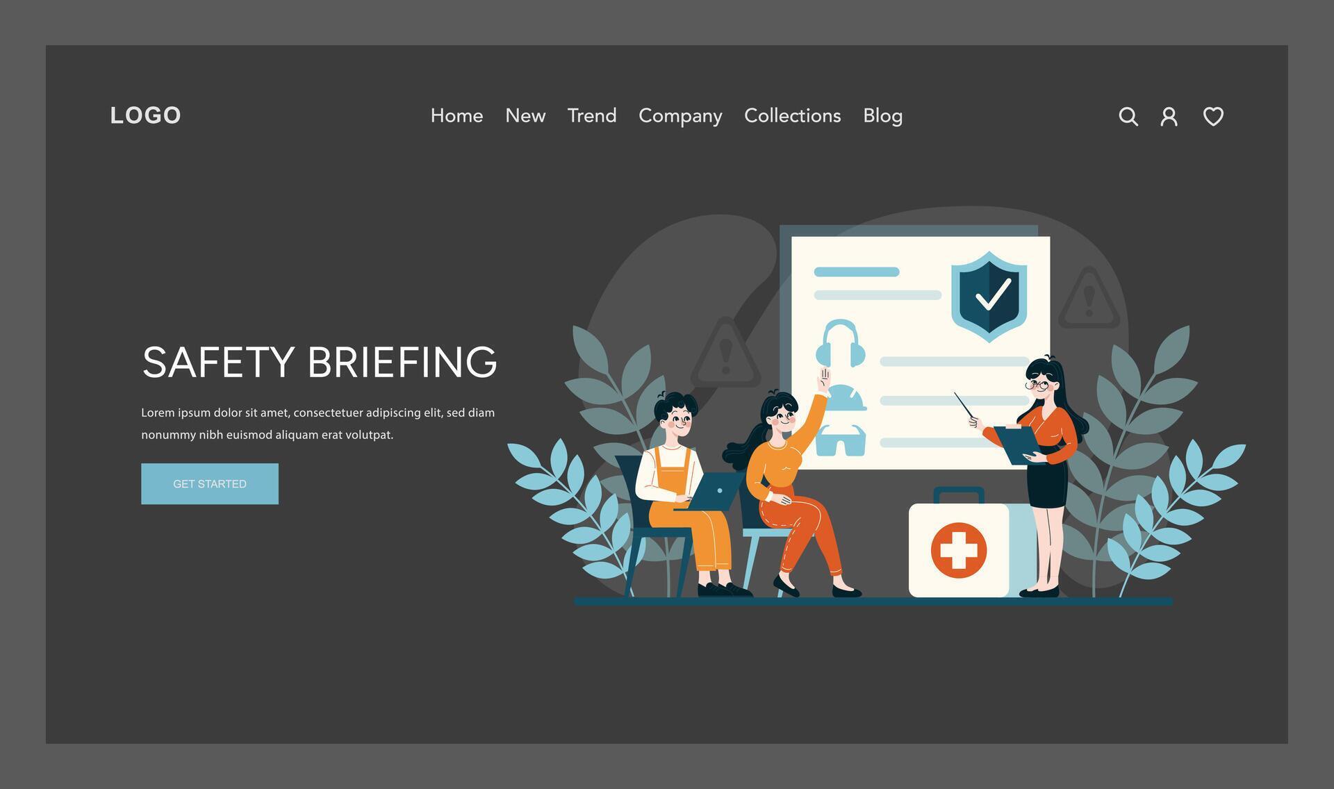 Workers engage in hazard awareness training, reinforcing workplace