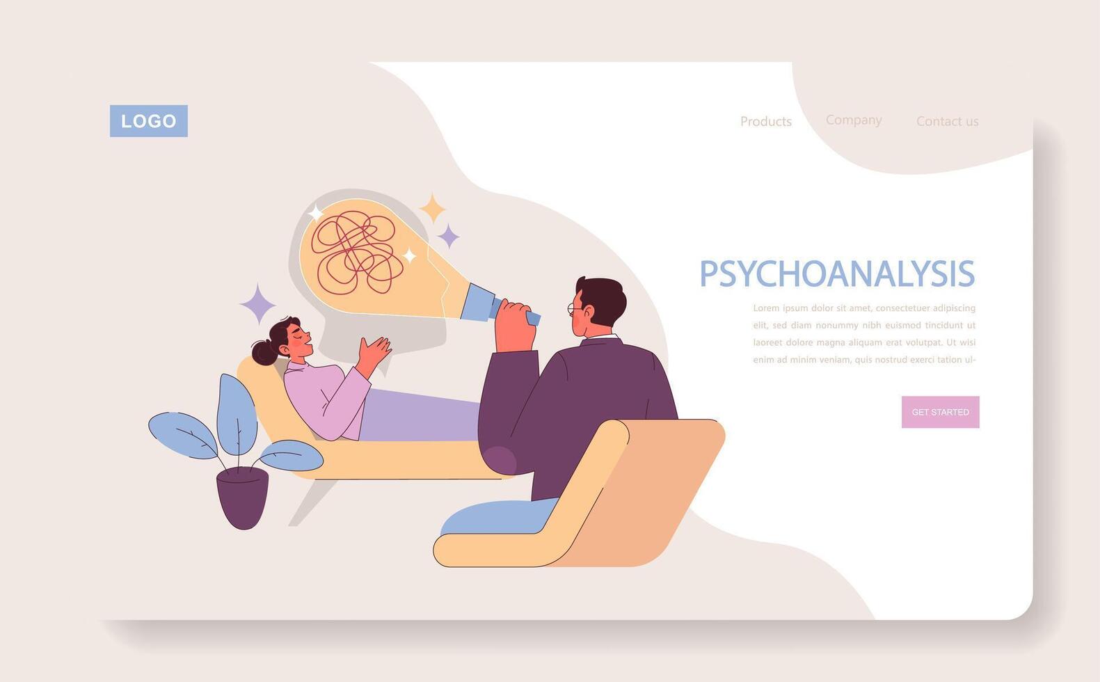 Unraveling Minds concept. vector