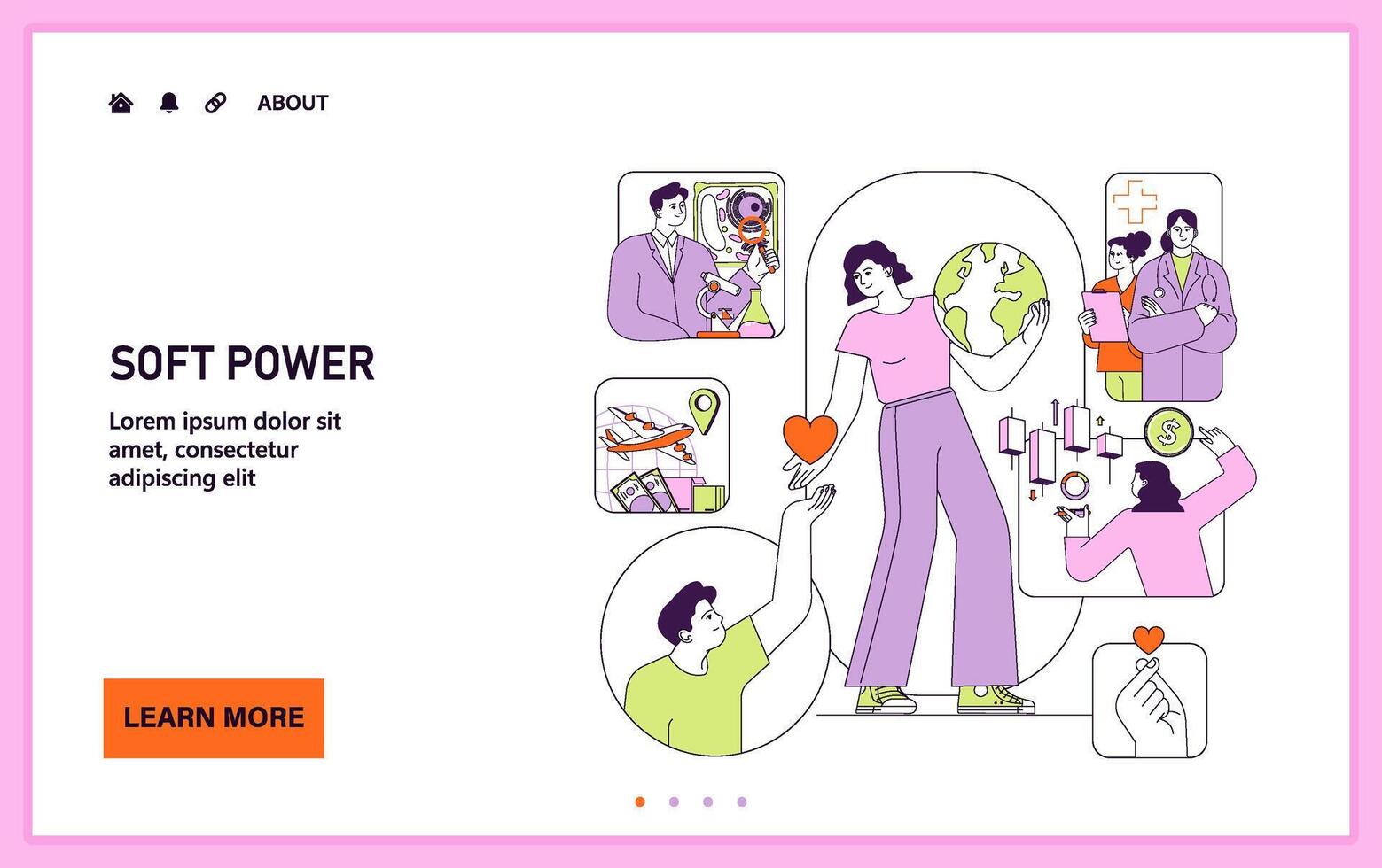 Soft power. Global connectivity and cultural exchange. International vector