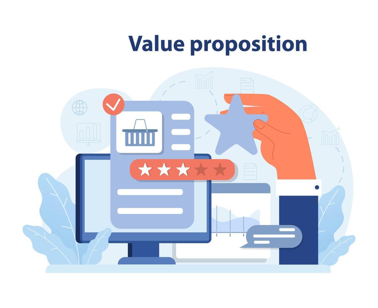 Market penetration concept. Flat vector illustration.
