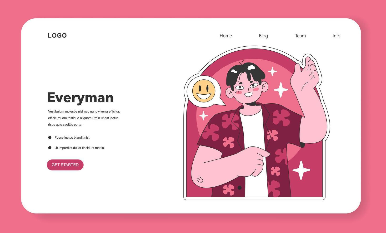 Personality psychological archetype. Character characteristics. vector