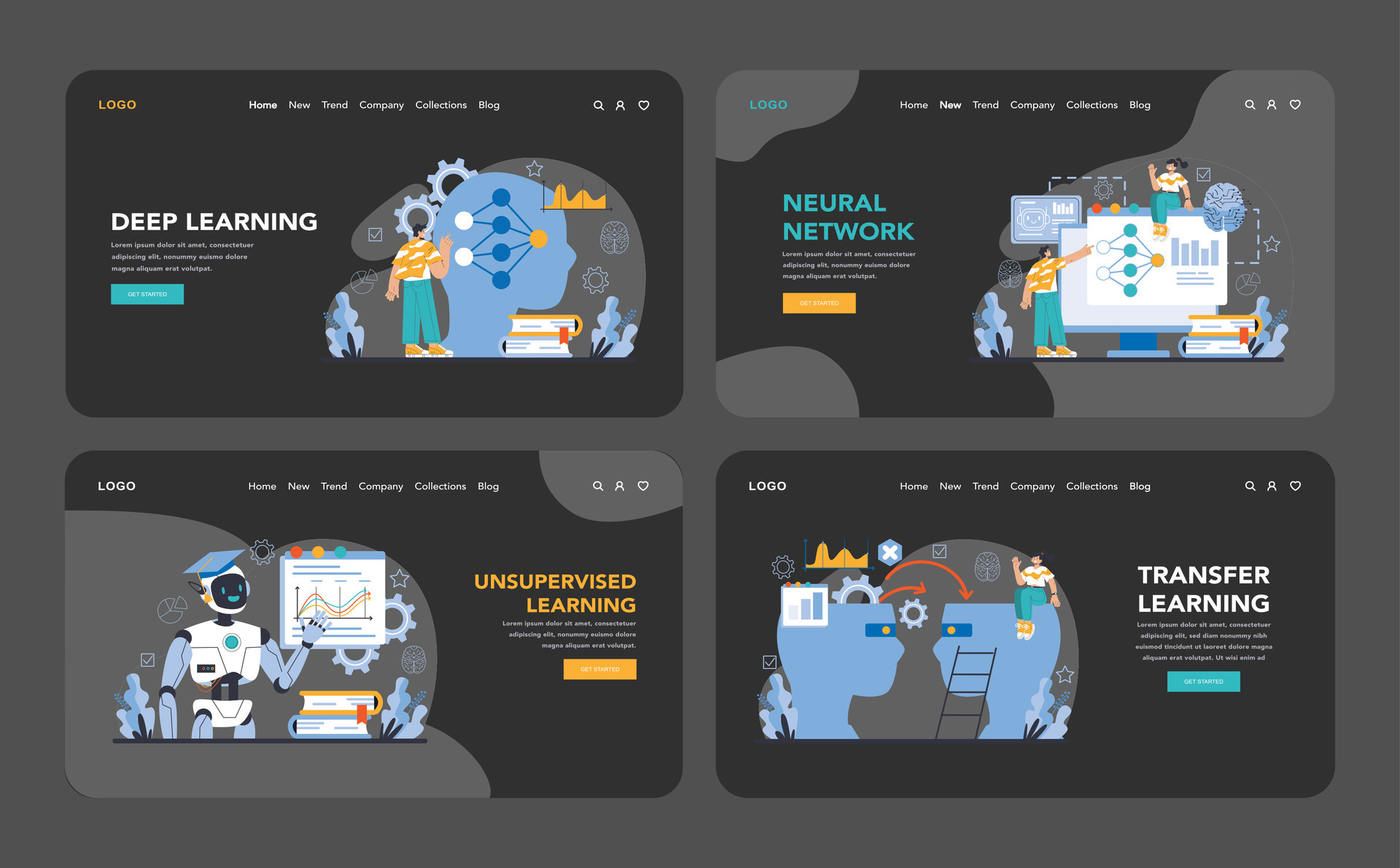 Ai Model Set Flat Vector Illustration 41174050 Vector Art At Vecteezy Ai Model Set Flat Vector Illustration 41174050 Vector Art At Vecteezy