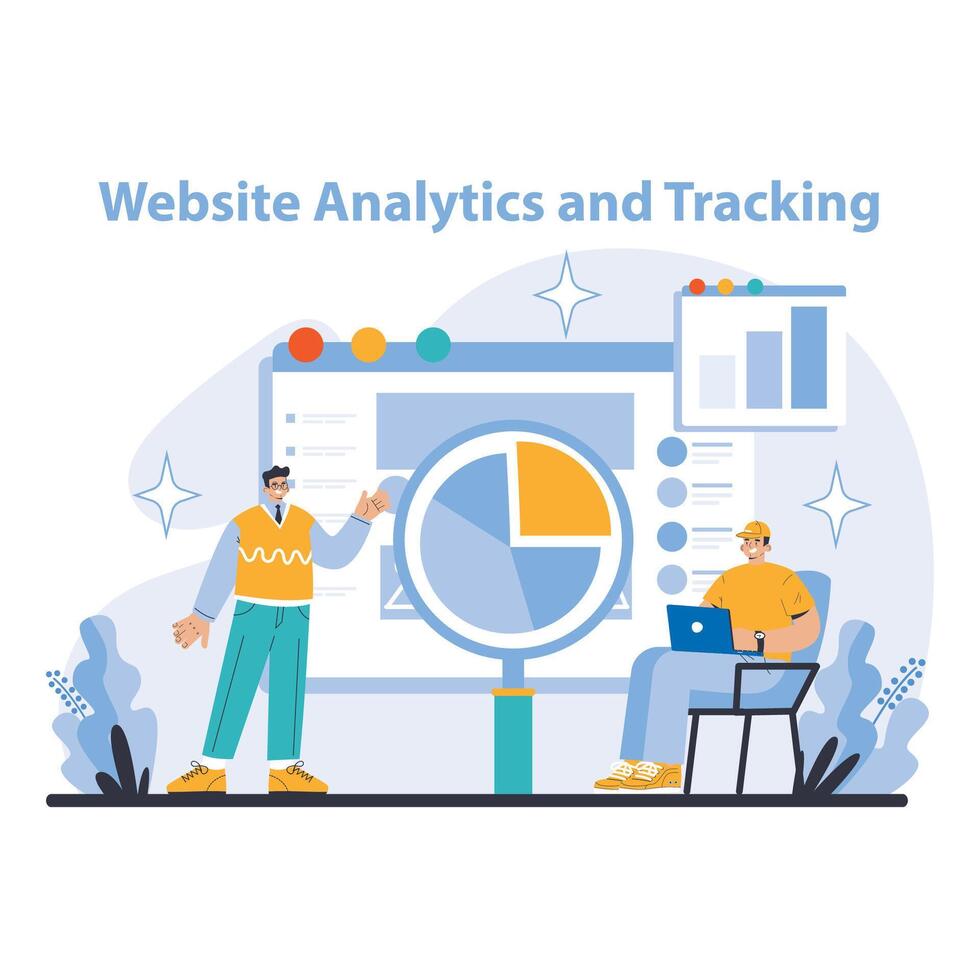 negocio y márketing concepto. plano vector ilustración