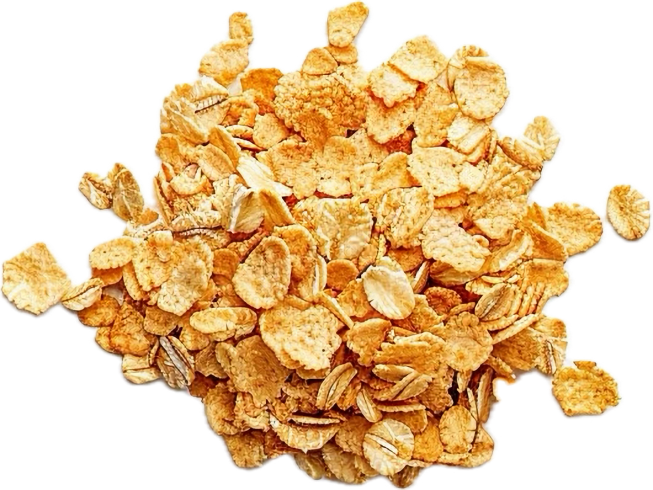 AI generated Crispy Corn Flakes Pile png