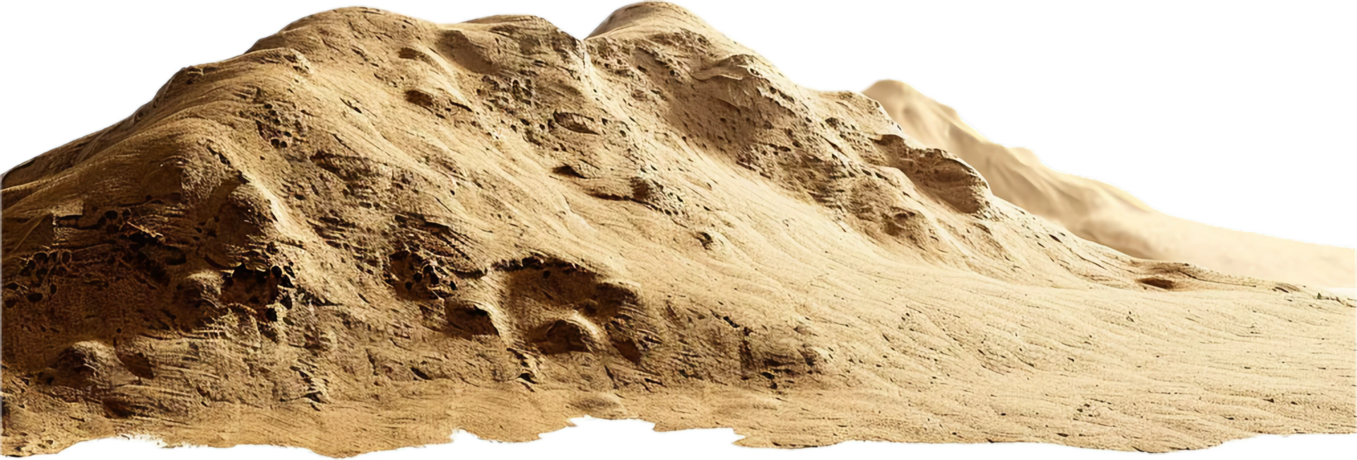 AI generated Desert Dunes Texture in Close-Up png