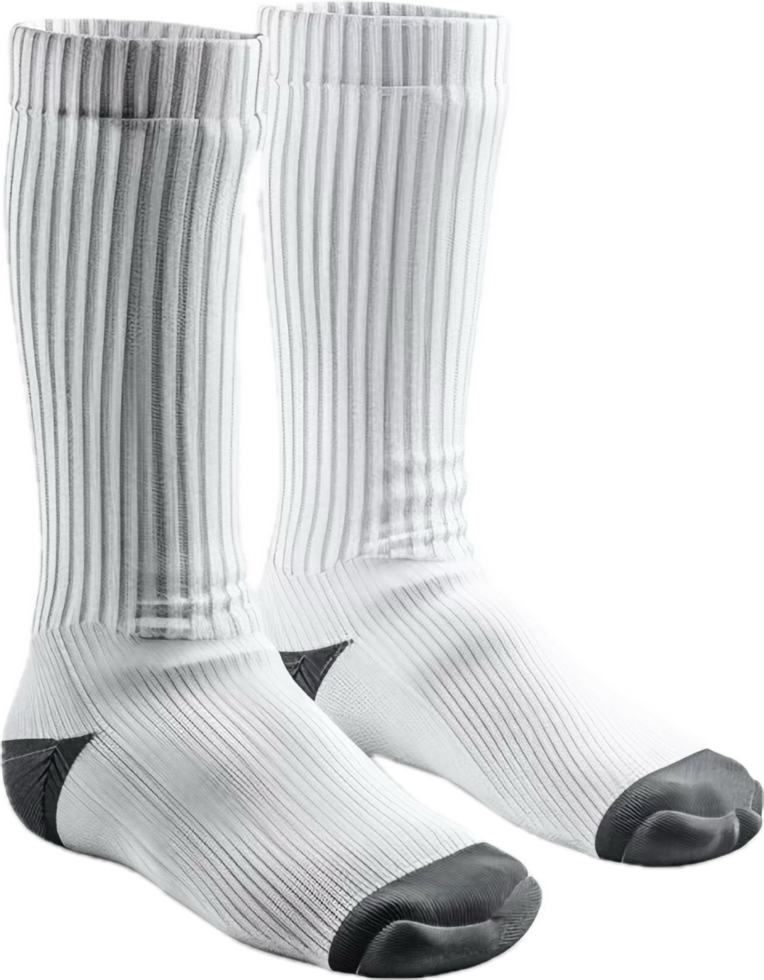 AI generated Striped Sports Socks png