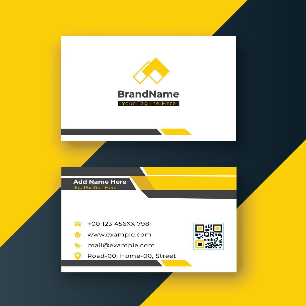 Creative business card Colorful Stylish Business Card Template Design Pro Vector
