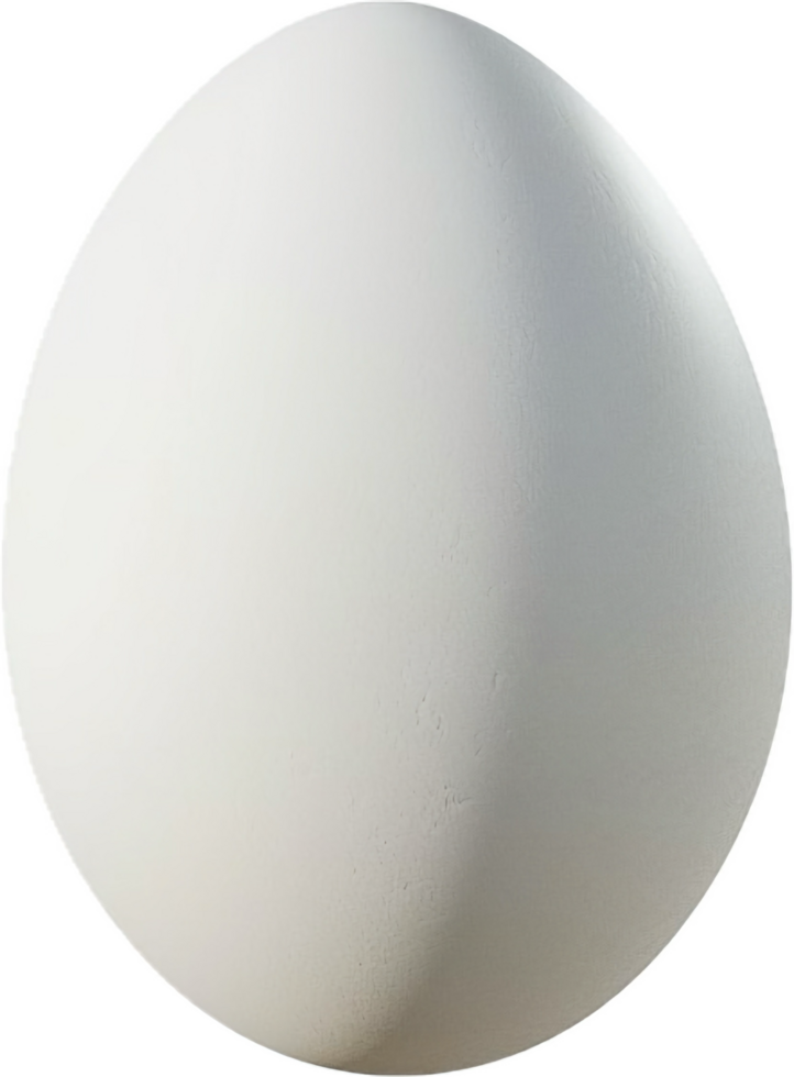 AI generated Single White Egg png