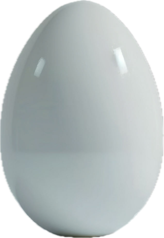 AI generated Single White Egg png