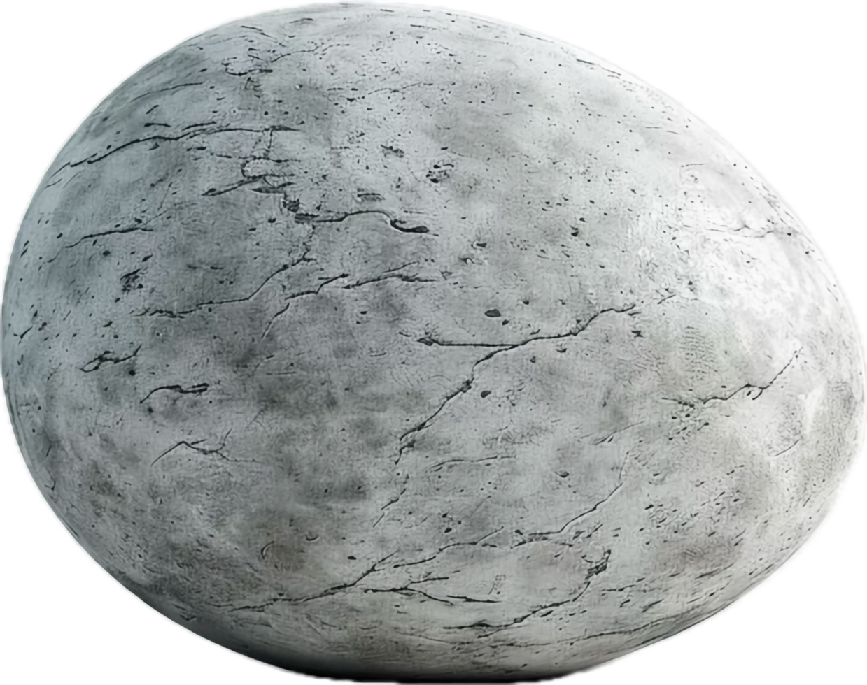 AI generated Single White Egg png