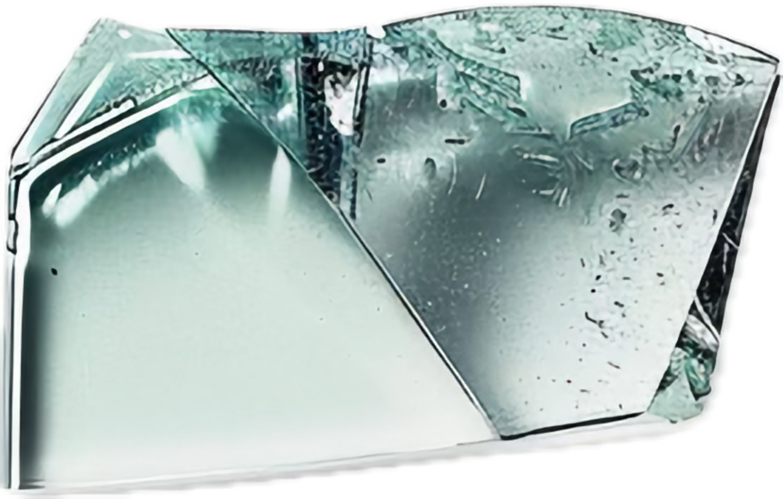 AI generated Shattered Glass Pieces png