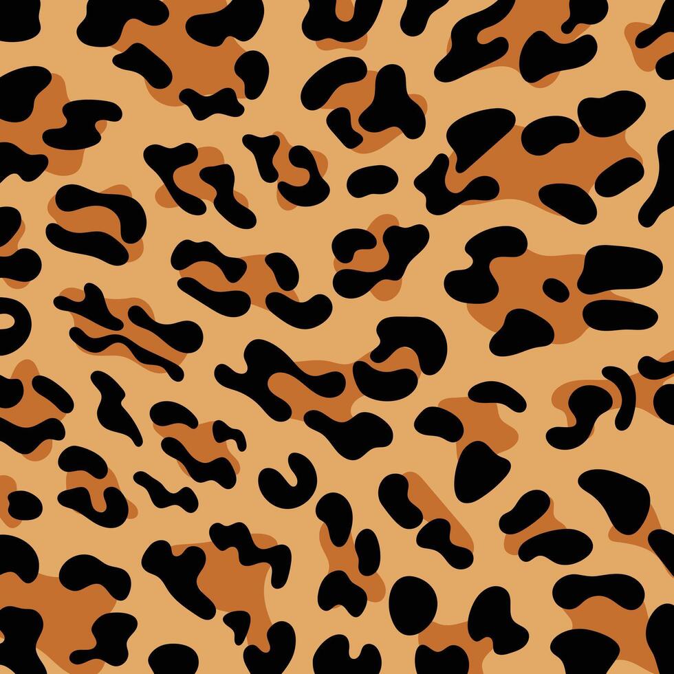 Leopard print pattern animal seamless. Leopard skin abstract for printing, cutting and crafts Ideal for mugs, stickers, stencils, web, cover. Home decorate and more. vector