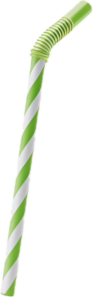 AI generated Plastic Drinking Straws png