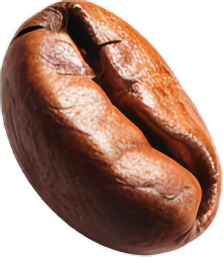 AI generated Pile of Roasted Coffee Beans png