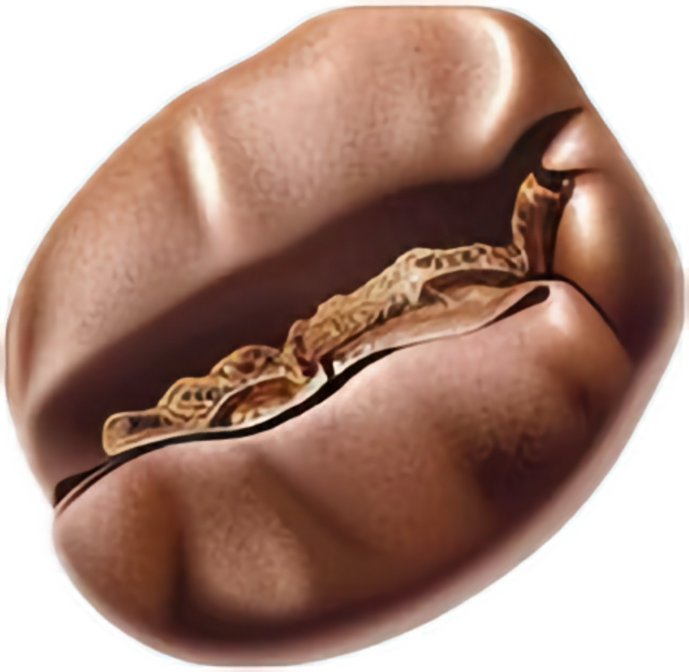 AI generated Pile of Roasted Coffee Beans png