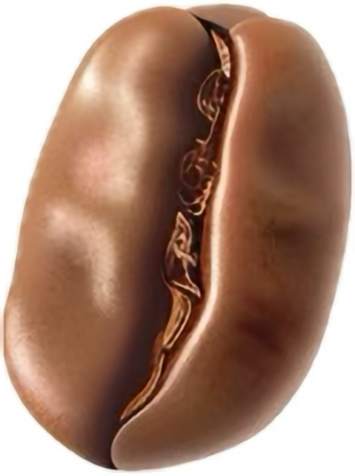 AI generated Pile of Roasted Coffee Beans png