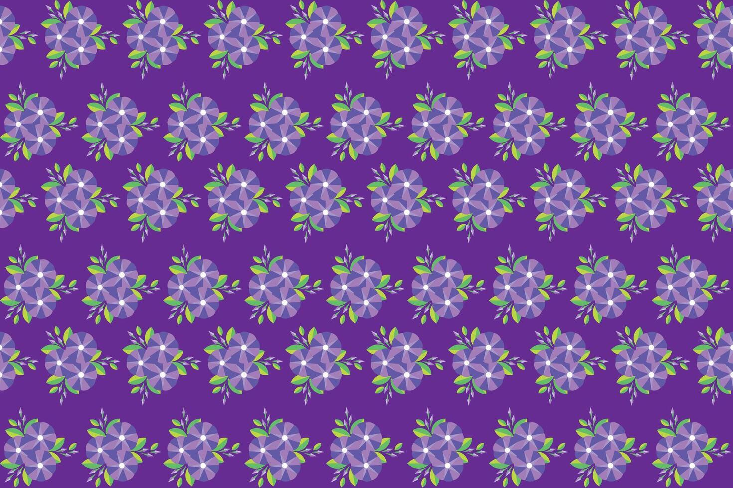Illustration, Abstract violet morning glory flower on deep violet background. vector