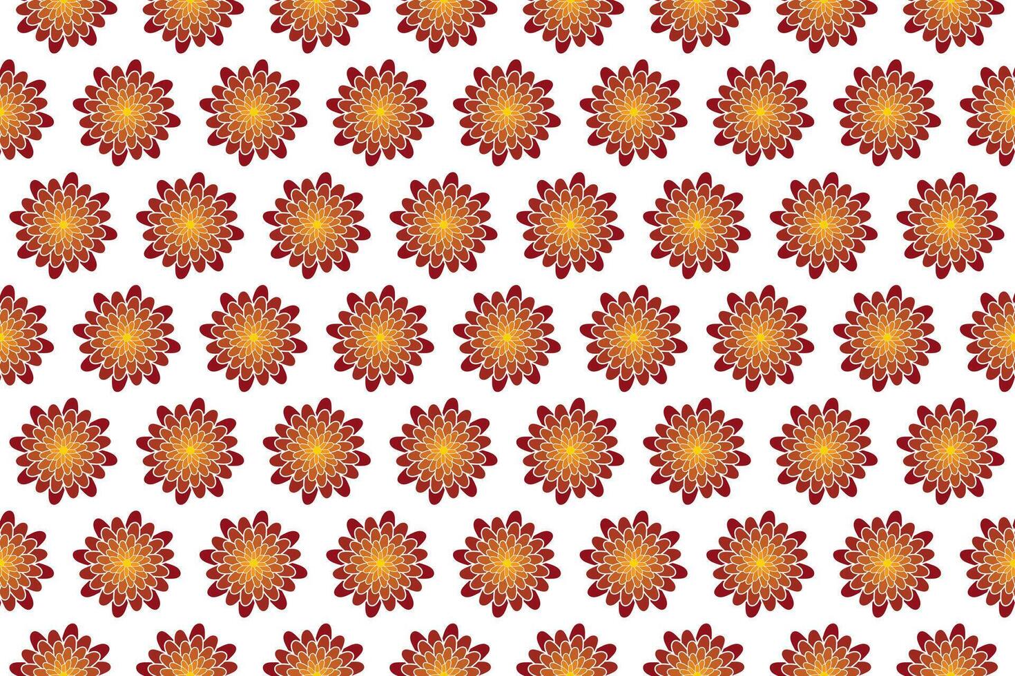 Illustration wallpaper of Abstract flower on white background. vector