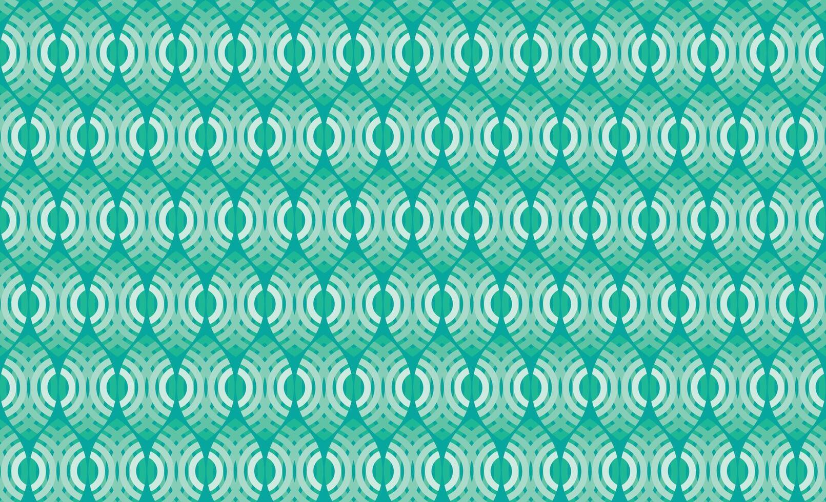 Illustration, pattern of green rugby shape with line on green background. vector