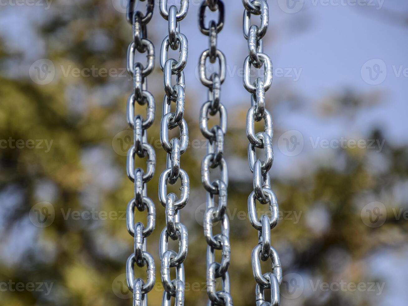 metal cadena para carga suspensión. foto