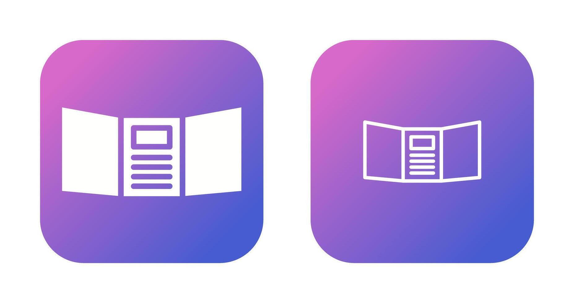 Triptych Vector Icon
