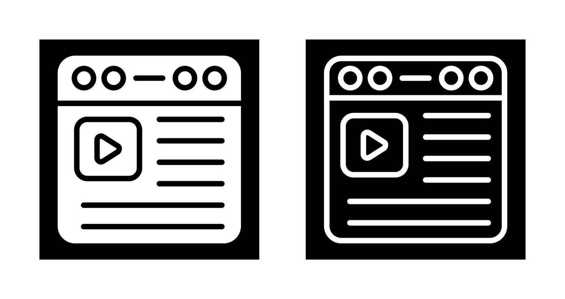 Video Vector Icon