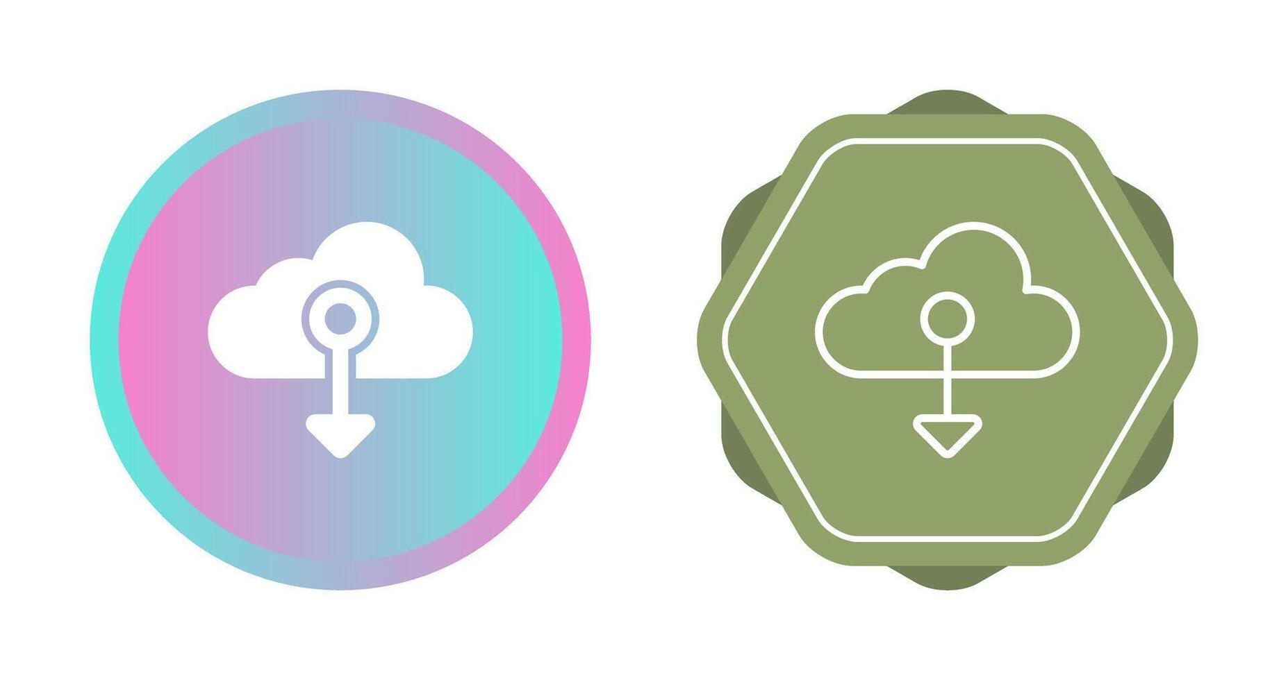 Cloud Native Vector Icon