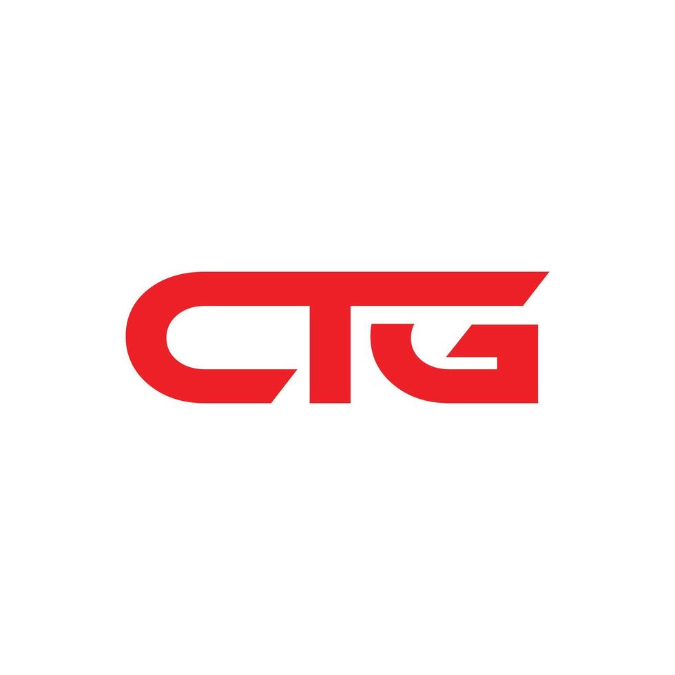 ctg creativo logo y icono diseño vector