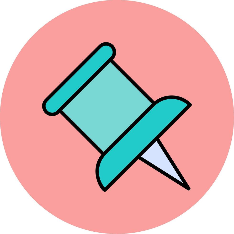 Push Pin Vecto Icon vector