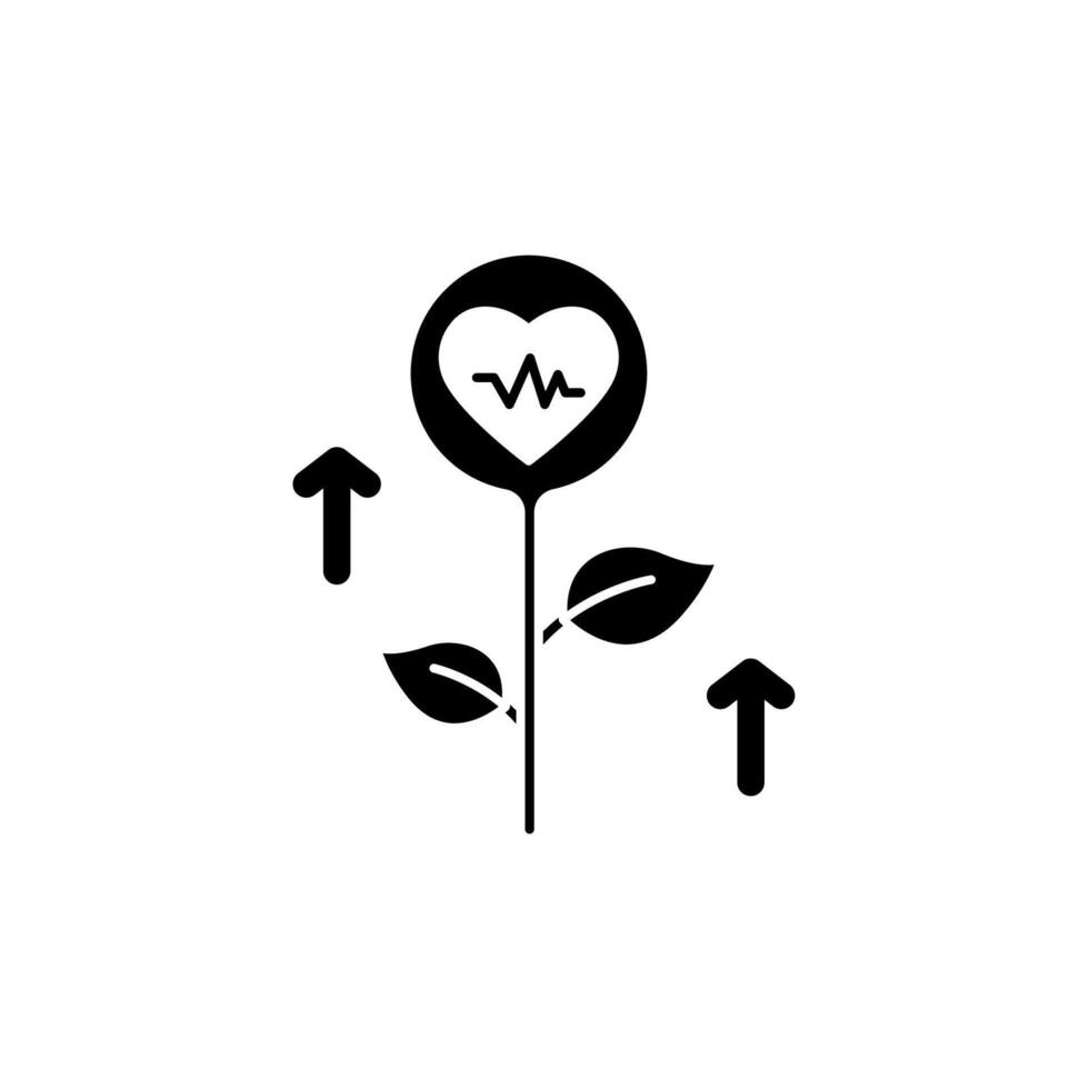 grow concept line icon. Simple element illustration.grow concept outline symbol de sign. vector