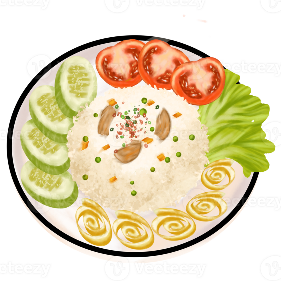 indonesian food illustration png
