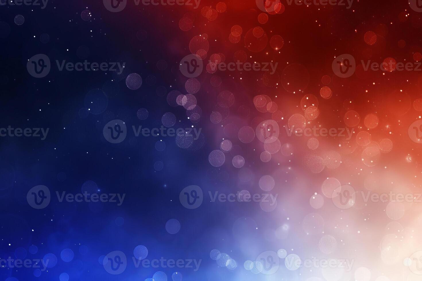 AI generated Abstract patriotic red white and blue glitter sparkle explosion background for celebrations, voting, July fireworks, memorials, labor day and elections photo